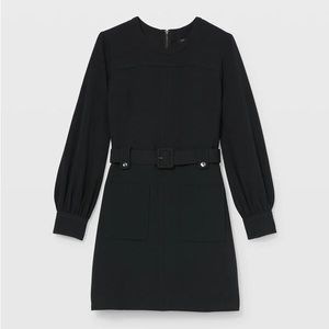 Club Monaco Black Belted Dress